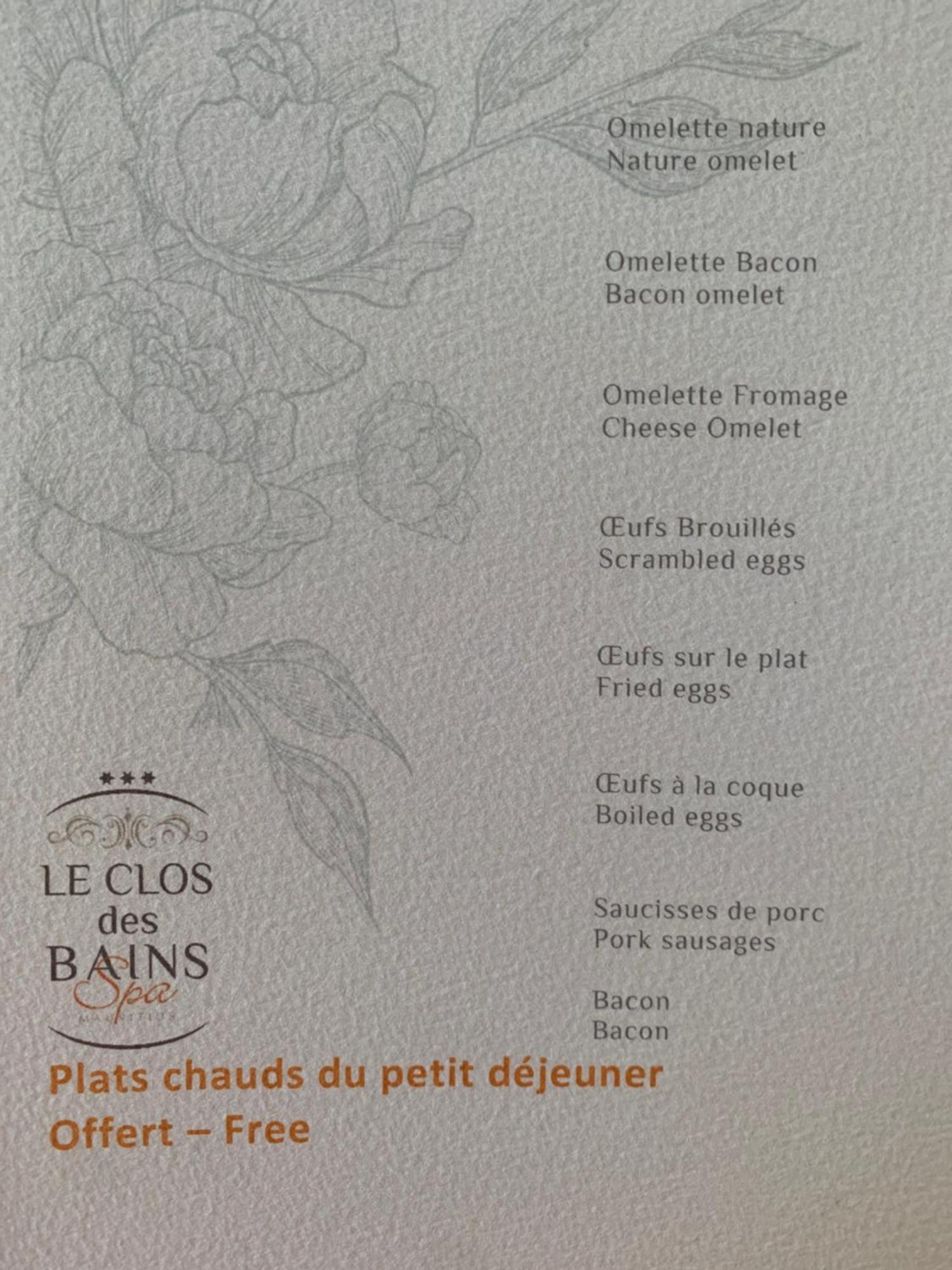 Le Clos Des Bains Mauritius Blue Bay Eksteriør billede